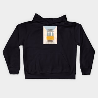 Lisbon Tram, Portugal Kids Hoodie